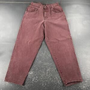 VTG BOSS Jeans Mens 31x30 Purple Baggy Wide Leg Street Skate Hip Hop Grunge 90's